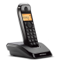 Motorola Digital Cordless Telephone , S1201B , Built-in display , Black