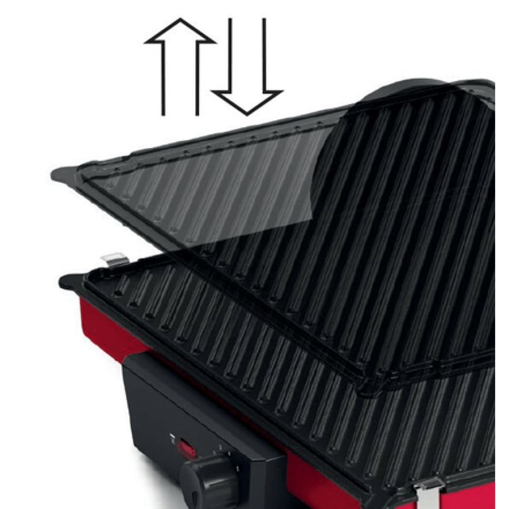Bosch , Grill , TCG4104 , Contact , 2000 W , Red