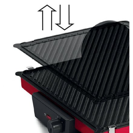 Bosch , Grill , TCG4104 , Contact , 2000 W , Red
