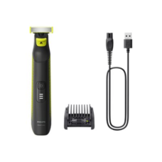 Philips OneBlade Pro Face and Body QP6506/15, 5-in-1 Adjustable comb, Wet and Dry use, LED digital display , Philips