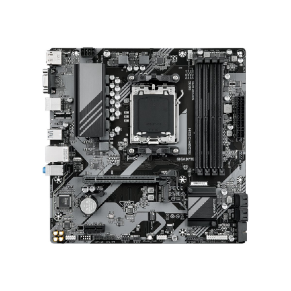 Gigabyte A620M DS3H , Processor family AMD , Processor socket AM5 , DDR5 , Supported hard disk drive interfaces M.2, SATA , Number of SATA connectors 4