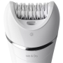 Philips , Epilator , BRE710/00 , Operating time (max) 40 min , Number of power levels N/A , Wet & Dry , White/Pink