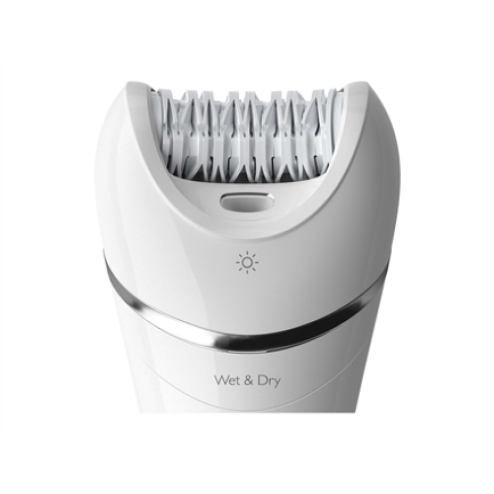 Philips , Epilator , BRE710/00 , Operating time (max) 40 min , Number of power levels N/A , Wet & Dry , White/Pink