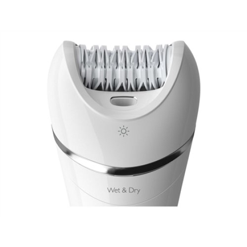 Philips , Epilator , BRE710/00 , Operating time (max) 40 min , Number of power levels N/A , Wet & Dry , White/Pink