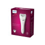 Philips , Epilator , BRE710/00 , Operating time (max) 40 min , Number of power levels N/A , Wet & Dry , White/Pink