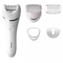 Philips , Epilator , BRE710/00 , Operating time (max) 40 min , Number of power levels N/A , Wet & Dry , White/Pink