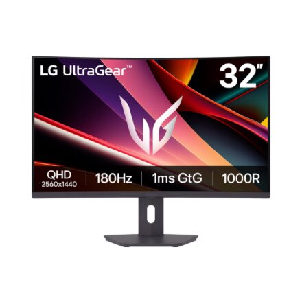 LG , 32G600A-B , 31.5 , VA , QHD , 16:9 , 180 Hz , 1 ms , 2560 x 1440 pixels , 250 cd/m² , HDMI ports quantity 2
