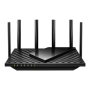 AXE5400 Tri-Band Gigabit Wi-Fi 6E Router , Archer AXE75 , 802.11ax , 10/100/1000 Mbit/s , Ethernet LAN (RJ-45) ports 4 , Mesh Support Yes , MU-MiMO No , No mobile broadband , Antenna type External , 1