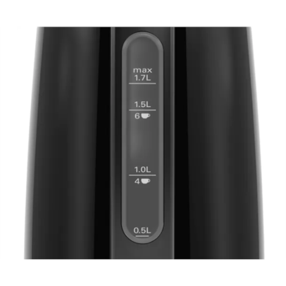Bosch , Kettle , DesignLine TWK3P423 , Electric , 2400 W , 1.7 L , Stainless steel , 360° rotational base , Jet black polished