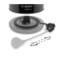 Bosch , Kettle , DesignLine TWK3P423 , Electric , 2400 W , 1.7 L , Stainless steel , 360° rotational base , Jet black polished