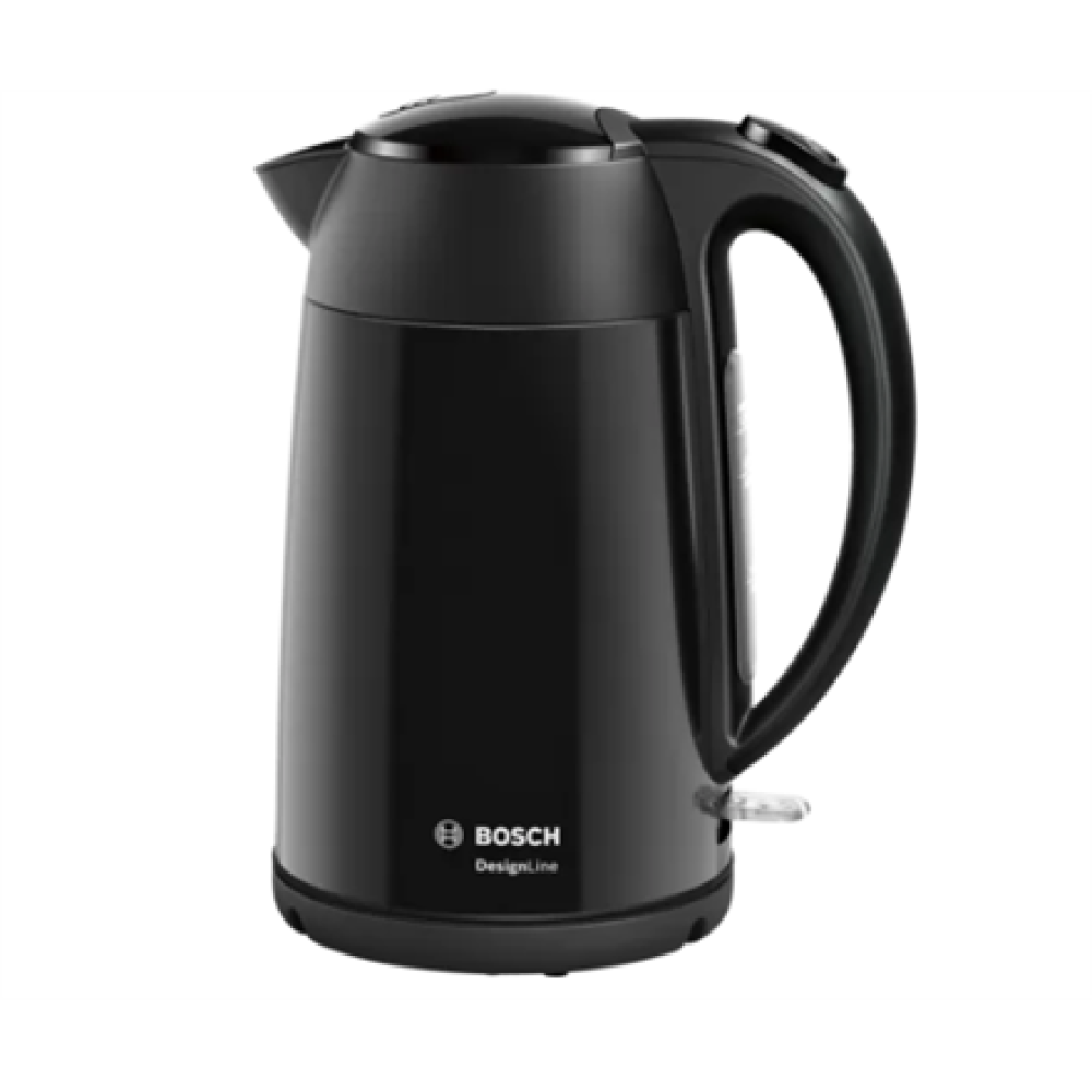 Bosch , Kettle , DesignLine TWK3P423 , Electric , 2400 W , 1.7 L , Stainless steel , 360° rotational base , Jet black polished