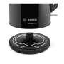 Bosch , Kettle , DesignLine TWK3P423 , Electric , 2400 W , 1.7 L , Stainless steel , 360° rotational base , Jet black polished