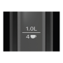 Bosch , Kettle , DesignLine TWK3P423 , Electric , 2400 W , 1.7 L , Stainless steel , 360° rotational base , Jet black polished