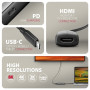 AXAGON Active converter RVC-HI8KPD, 100 W , USB Type-C to HDMI
