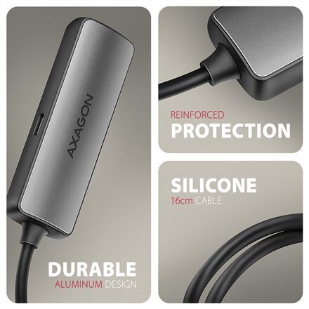 AXAGON Active converter RVC-HI8KPD, 100 W , USB Type-C to HDMI