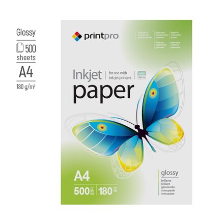 ColorWay PrintPro Photo Paper, 500 sheets , High Glossy , 180 g/m² , A4