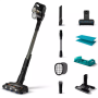 Philips , Vacuum cleaner , XC8349/01 Aqua Plus , Cordless operating , Handstick , - W , 25 V , Operating time (max) 80 min , Black , Warranty 24 month(s)