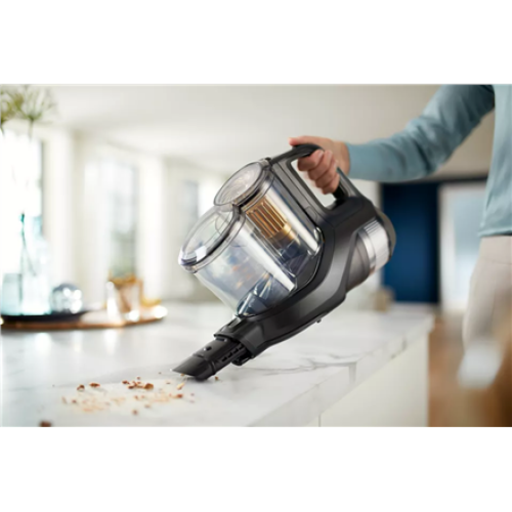 Philips , Vacuum cleaner , XC8349/01 Aqua Plus , Cordless operating , Handstick , - W , 25 V , Operating time (max) 80 min , Black , Warranty 24 month(s)