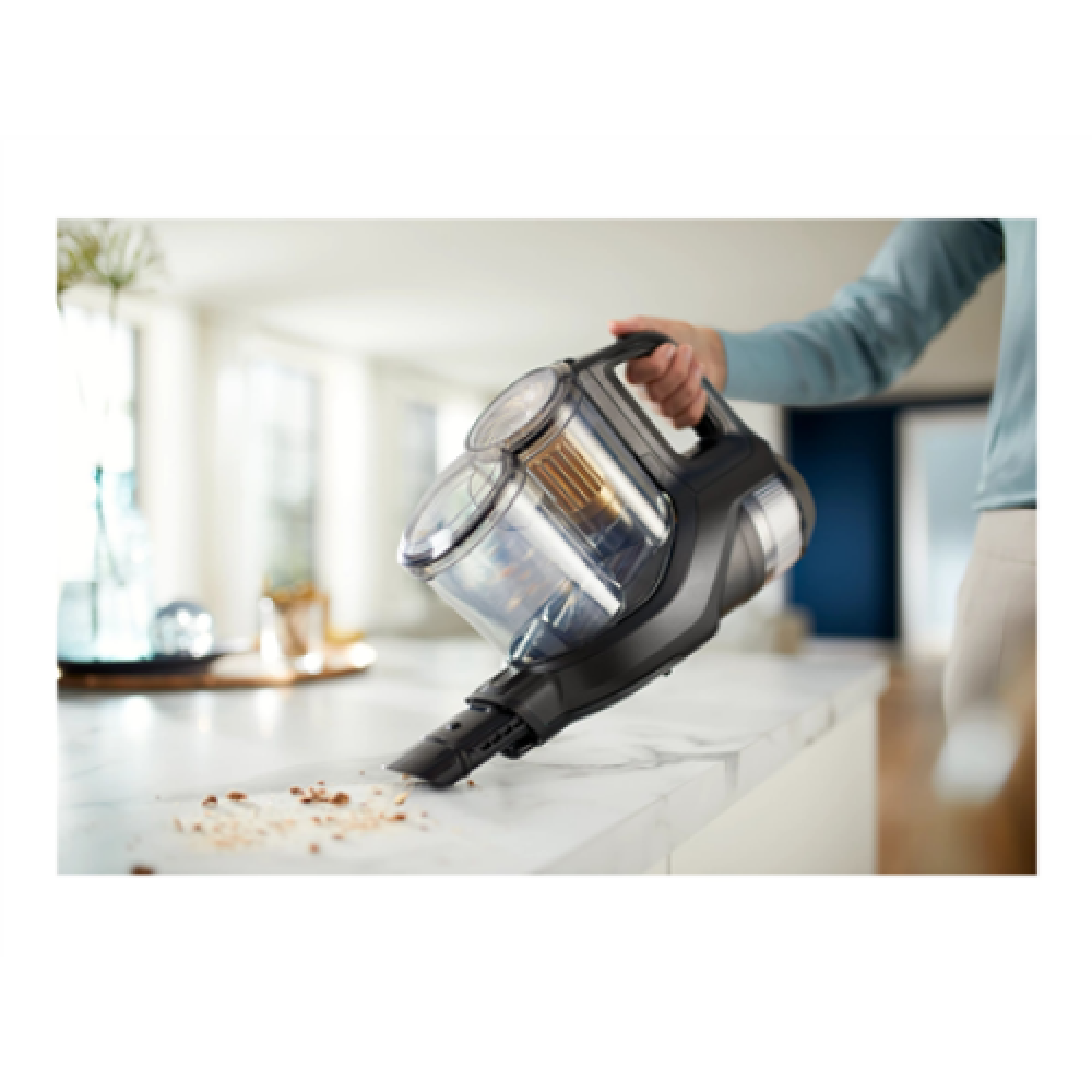 Philips , Vacuum cleaner , XC8349/01 Aqua Plus , Cordless operating , Handstick , - W , 25 V , Operating time (max) 80 min , Black , Warranty 24 month(s)