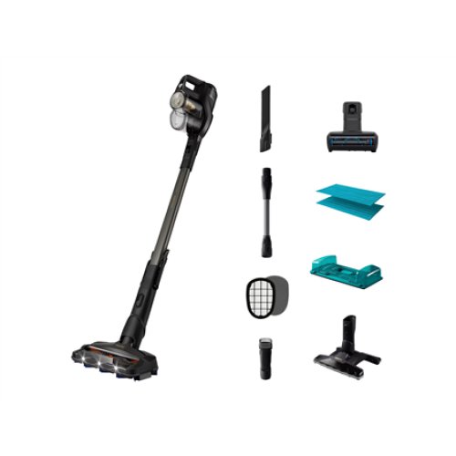 Philips , Vacuum cleaner , XC8349/01 Aqua Plus , Cordless operating , Handstick , - W , 25 V , Operating time (max) 80 min , Black , Warranty 24 month(s)