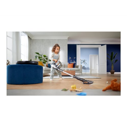 Philips , Vacuum cleaner , XC8349/01 Aqua Plus , Cordless operating , Handstick , - W , 25 V , Operating time (max) 80 min , Black , Warranty 24 month(s)