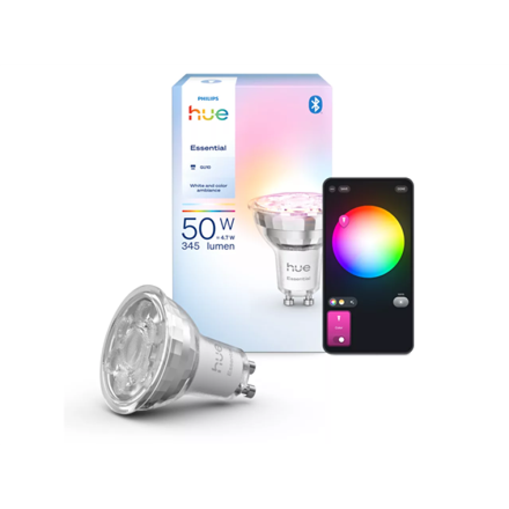 Philips Hue E WCA 345 1P EU , GU10 , 4.7 W , Bluetooth, Zigbee