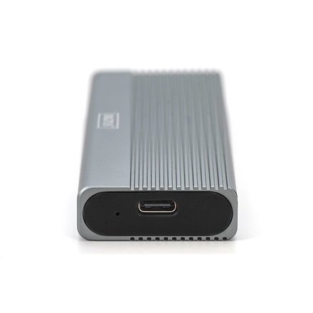 Digitus USB M.2 hard disk enclosure, SSD, external, NVMe + SATA, 10Gbps (NVMe) 6 Gbps (SATA), USB3.1 Gen2 , DA-71156