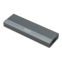 Digitus USB M.2 hard disk enclosure, SSD, external, NVMe + SATA, 10Gbps (NVMe) 6 Gbps (SATA), USB3.1 Gen2 , DA-71156