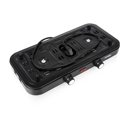 Tristar Table Hob , KP-6152 , Number of burners/cooking zones 2 , Electric , Black