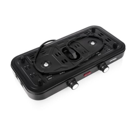 Tristar Table Hob , KP-6152 , Number of burners/cooking zones 2 , Electric , Black