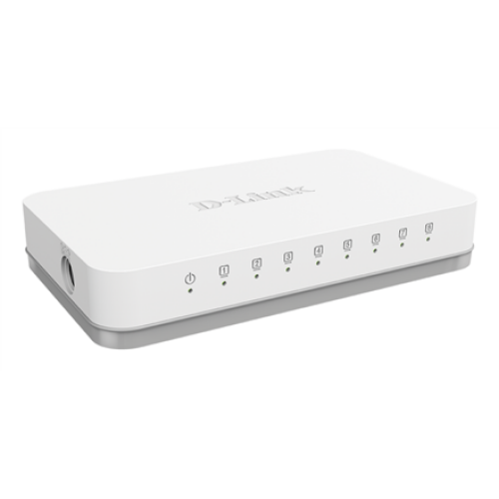 D-Link , Switch , GO-SW-8G/E , Unmanaged , Desktop , Gigabit Ethernet (copper) ports quantity 8