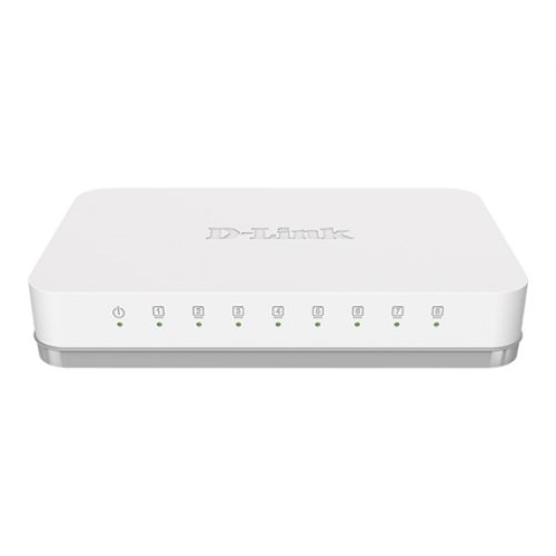 D-Link , Switch , GO-SW-8G/E , Unmanaged , Desktop , Gigabit Ethernet (copper) ports quantity 8