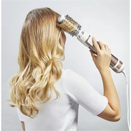 Rowenta Hair styler , Brush Activ CF9520F0 , Ion conditioning , Number of heating levels 2 , 1000 W , White/Copper