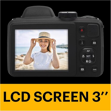 Kodak , Digital Camera , Pixpro AZ405 , 16 MP , Optical zoom 40x x , Display diagonal 3 , Video recording , Black