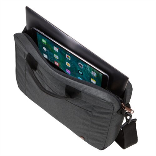 Case Logic , Era Attaché , Fits up to size 14 , Messenger - Briefcase , Shoulder strap , Obsidian