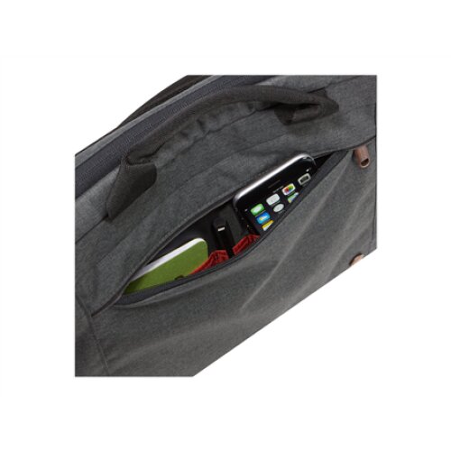 Case Logic , Era Attaché , Fits up to size 14 , Messenger - Briefcase , Shoulder strap , Obsidian