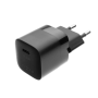 Fixed Mini wall charger with USB-C output and PD support, 30W , FIXC30M-C-BK