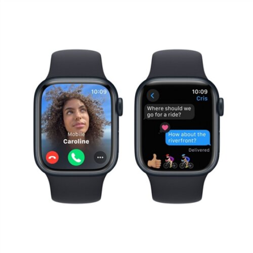 Series 9 , Smart watch , GPS (satellite) , Always-On Retina , 45mm , Waterproof , Midnight