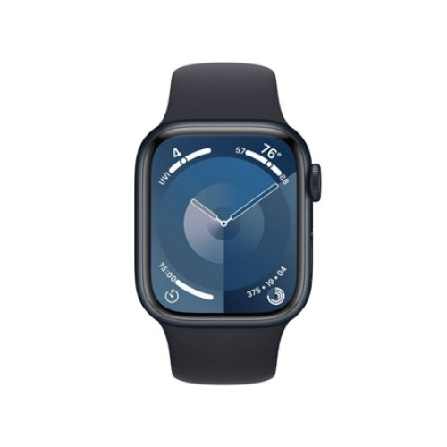 Series 9 , Smart watch , GPS (satellite) , Always-On Retina , 45mm , Waterproof , Midnight