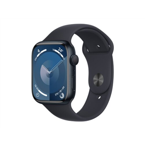 Series 9 , Smart watch , GPS (satellite) , Always-On Retina , 45mm , Waterproof , Midnight