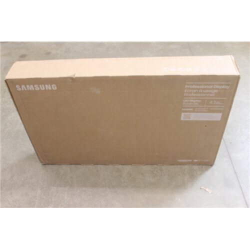 SALE OUT. Samsung QM43B 43 UHD 3840 x 2160, 500cd/m2 DAMAGED PACKAGING , Samsung QM43B , 43 , Landscape/Portrait , 24/7 , Tizen , DAMAGED PACKAGING , 500 cd/m² , 8 ms , 178 ° , 178 °