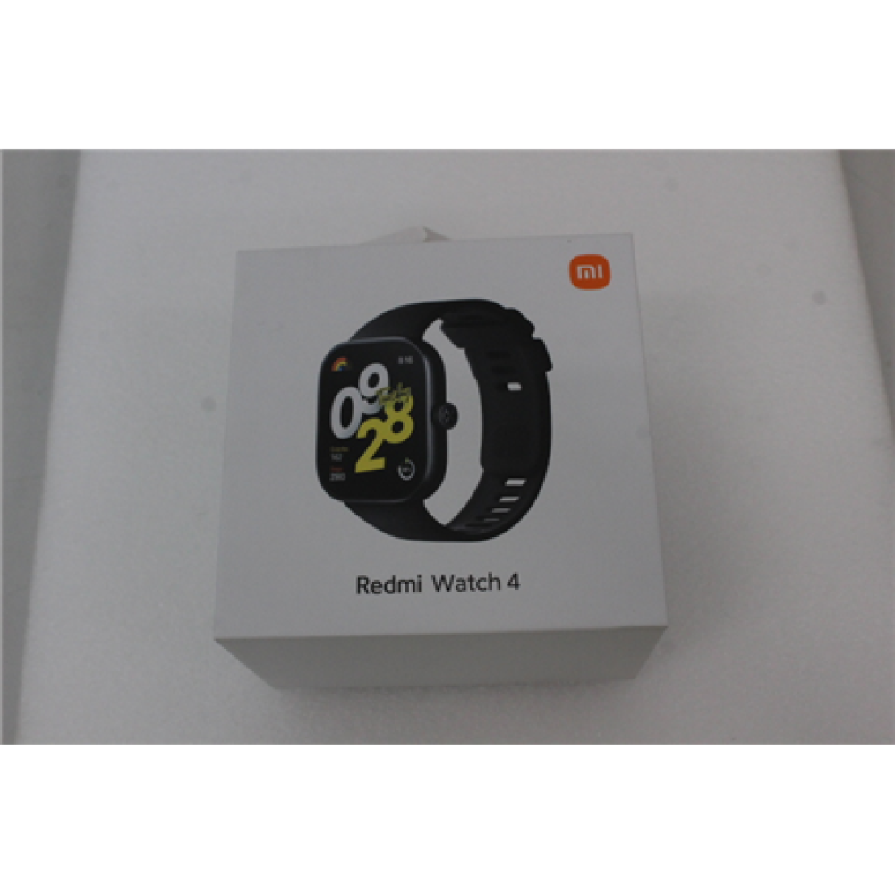 Redmi Watch 4 , Smart watch , GPS (satellite) , AMOLED , 1.97 , Waterproof , DAMAGED PACKAGING, MISSING CHARGER , Obsidian Black