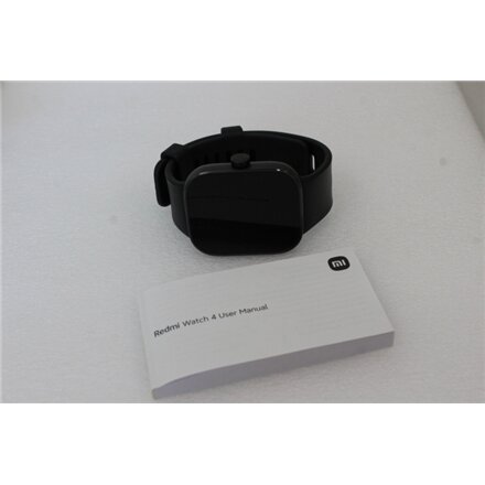 Redmi Watch 4 , Smart watch , GPS (satellite) , AMOLED , 1.97 , Waterproof , DAMAGED PACKAGING, MISSING CHARGER , Obsidian Black