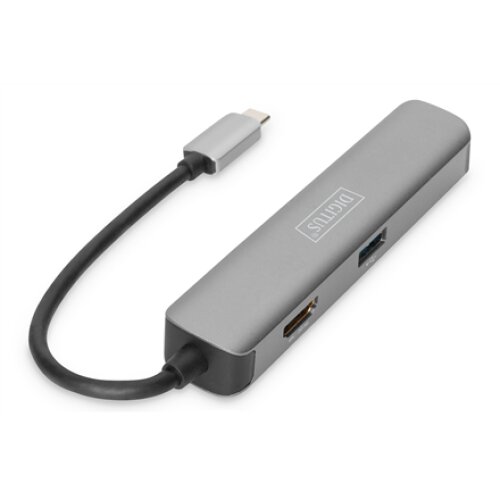 Digitus , USB-C Dock , DA-70891 , Dock , USB 3.0 (3.1 Gen 1) ports quantity 2 , HDMI ports quantity 1