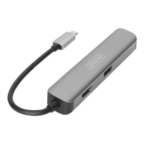 Digitus , USB-C Dock , DA-70891 , Dock , USB 3.0 (3.1 Gen 1) ports quantity 2 , HDMI ports quantity 1