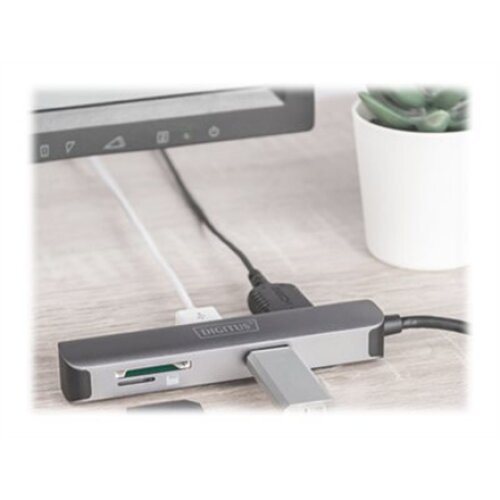 Digitus , USB-C Dock , DA-70891 , Dock , USB 3.0 (3.1 Gen 1) ports quantity 2 , HDMI ports quantity 1