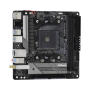 ASRock A520M-ITX/AC , Processor family AMD , Processor socket AM4 , DDR4 , Supported hard disk drive interfaces SATA, M.2 , Number of SATA connectors 4
