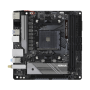 ASRock A520M-ITX/AC , Processor family AMD , Processor socket AM4 , DDR4 , Supported hard disk drive interfaces SATA, M.2 , Number of SATA connectors 4