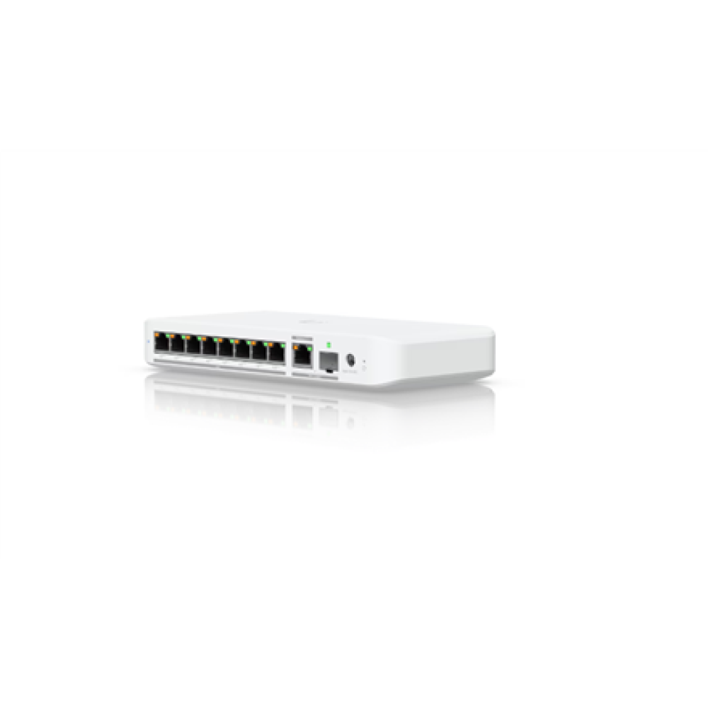 Ubiquiti Flexible, 8-port 2.5 GbE PoE++ switch with a 10 GbE RJ45/SFP+ combination uplink port , USW-Flex-2.5G-8-PoE , Managed , Wall-mountable/Desktop