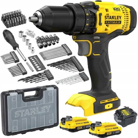 Stanley Screwdriver Kit, 18 V, 2 Ah accumulator , SFMCD700D2A-QW